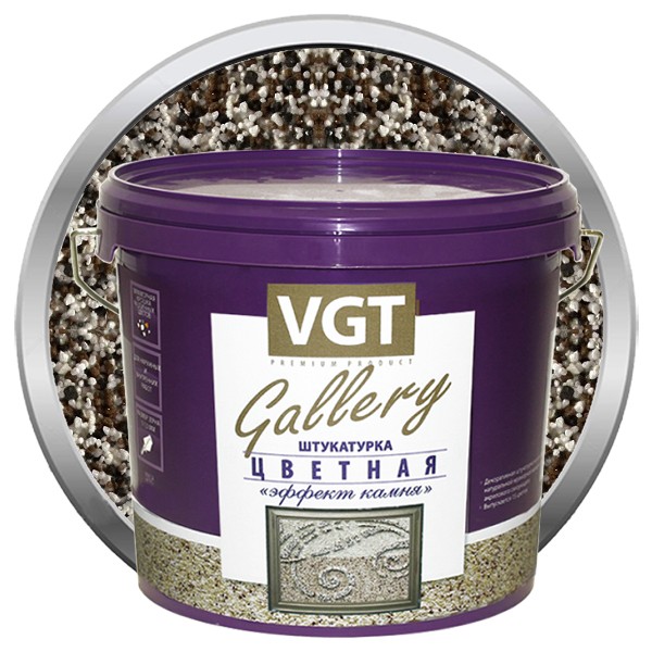 Штукатурка с эффектом камня VGT Gallery №3 базальт среднезернистая 14 кг, Коричневый
Штукатурка с эффектом камня VGT Gallery №3 базальт среднезернистая 14 кг, Коричневый