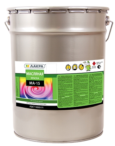 Лакра МА-15, 25 кг, Краска масляная красная, Красный
Лакра МА-15, 25 кг, Краска масляная красная, Красный