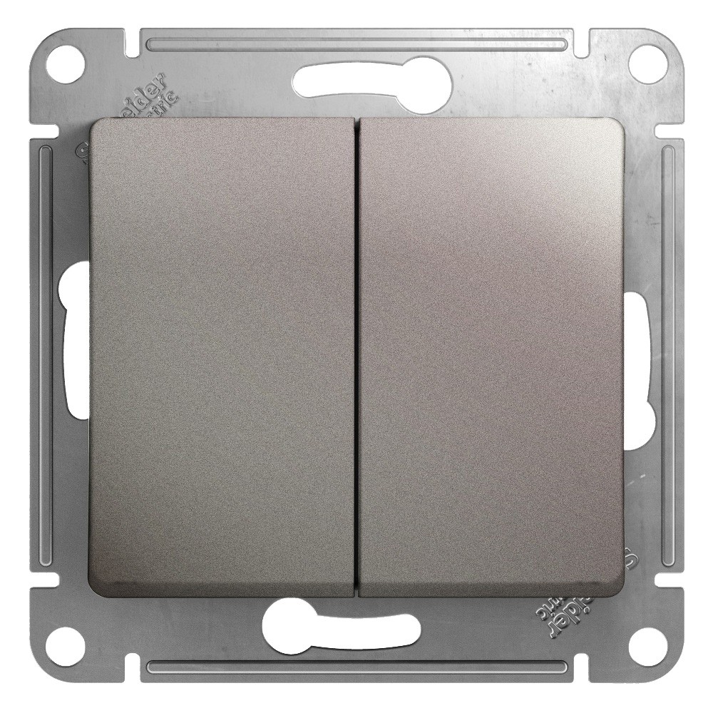 Переключатель встраиваемый Schneider Electric Glossa GSL001265 двухклавишный платина
Переключатель встраиваемый Schneider Electric Glossa GSL001265 двухклавишный платина