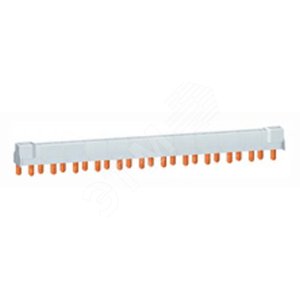 Шинка гребенчатая разрезаемая Schneider Electric 1п+N 18 мм 80А NL1 шаг 9 мм 18 модулей, Серый
Шинка гребенчатая разрезаемая Schneider Electric 1п+N 18 мм 80А NL1 шаг 9 мм 18 модулей, Серый