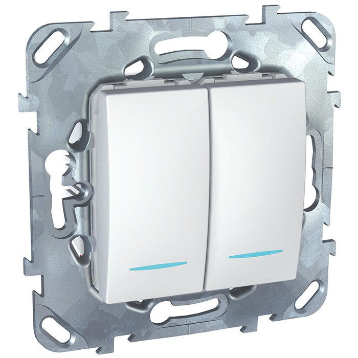Переключатель встраиваемый Schneider Electric Unica MGU5.0303.18NZD двухклавишный с индикатором белый
Переключатель встраиваемый Schneider Electric Unica MGU5.0303.18NZD двухклавишный с индикатором белый