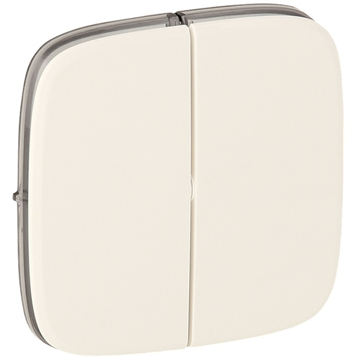 Лицевая панель Legrand Valena Allure 755029 двухклавишная жемчуг