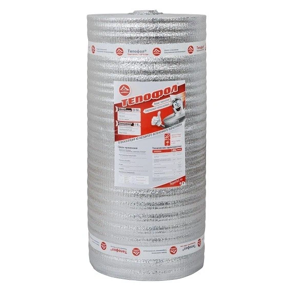 Полиэтилен вспененный Тепофол НПЭ А-08 фольгированный 15 м 
Полиэтилен вспененный Тепофол НПЭ А-08 фольгированный 15 м