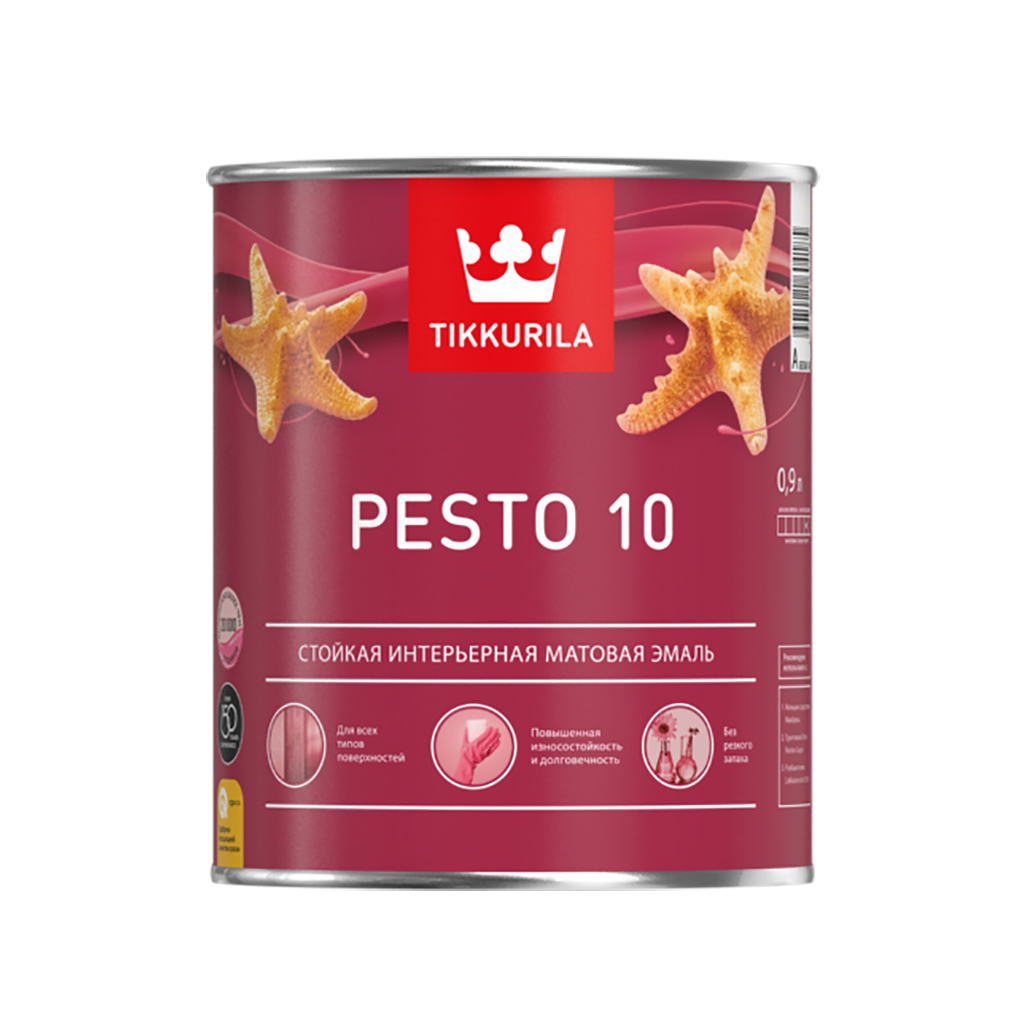 Tikkurila Pesto 10 0.9 л, Краска интерьерная латексная (полупрозрачная), Полупрозрачный
Tikkurila Pesto 10 0.9 л, Краска интерьерная латексная (полупрозрачная), Полупрозрачный