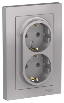 Розетка двойная со шторками с заземлением ATN000326 Schneider Electric AtlasDesign алюминий
Розетка двойная со шторками с заземлением ATN000326 Schneider Electric AtlasDesign алюминий