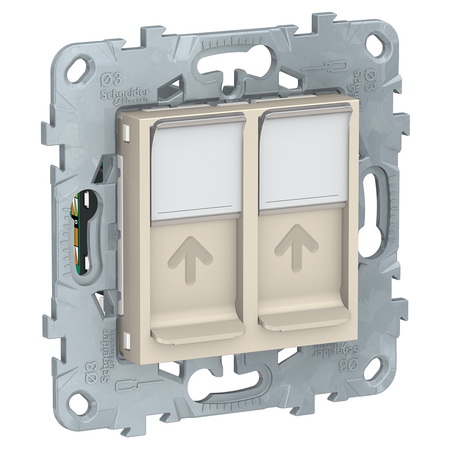 Розетка компьютерная двойная Schneider Unica New NU542044 5 кат RJ 45 UTP бежевый
Розетка компьютерная двойная Schneider Unica New NU542044 5 кат RJ 45 UTP бежевый