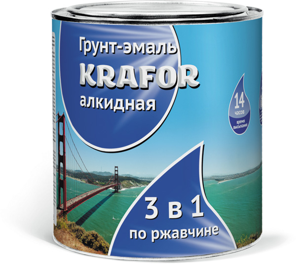 Krafor 3 в 1 5.5 кг, Эмаль алкидная по ржавчине (шоколадная), Шоколадный
Krafor 3 в 1 5.5 кг, Эмаль алкидная по ржавчине (шоколадная), Шоколадный