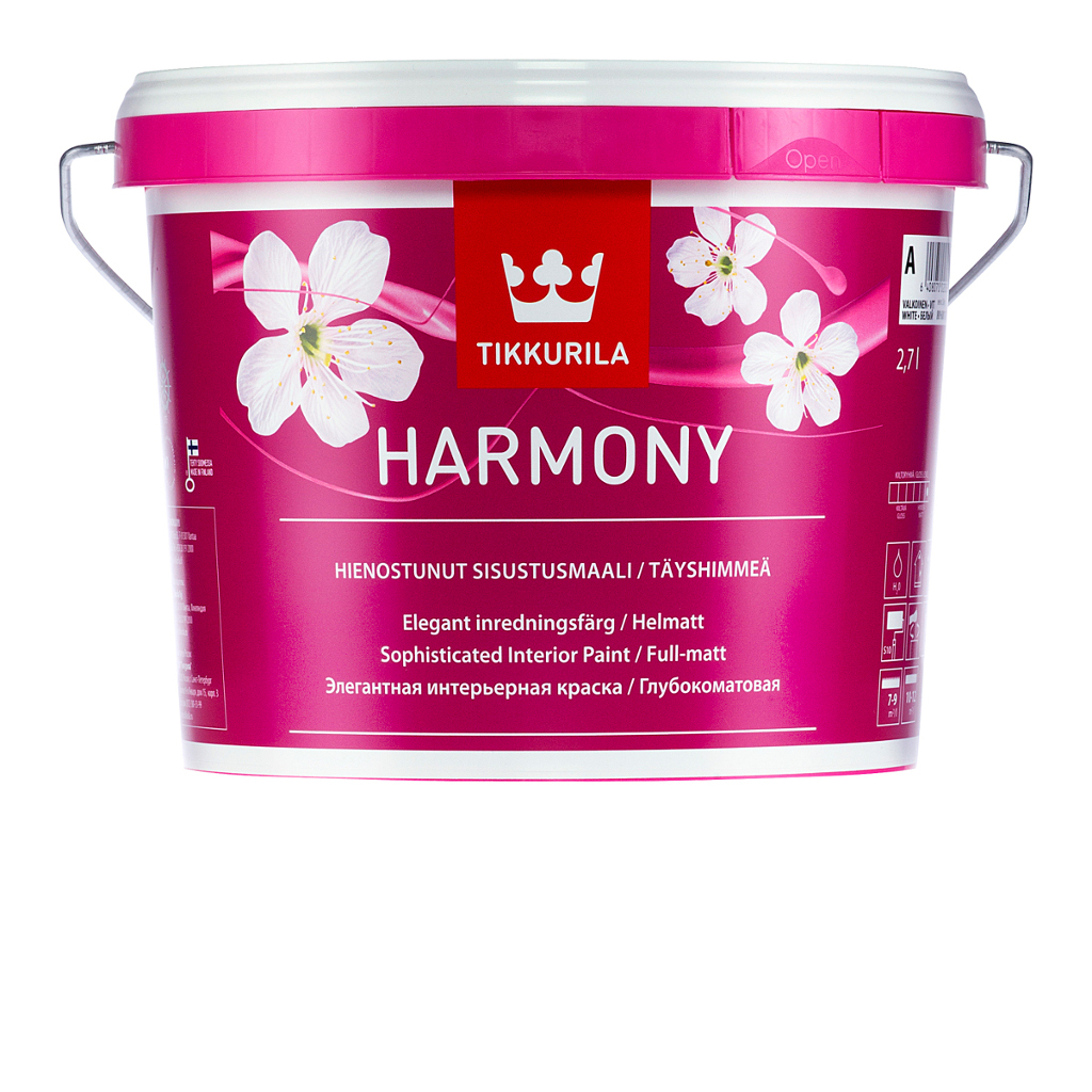 Tikkurila Harmony C 2,7 л, Краска интерьерная акрилатная (полупрозрачная, Полупрозрачный
Tikkurila Harmony C 2,7 л, Краска интерьерная акрилатная (полупрозрачная, Полупрозрачный