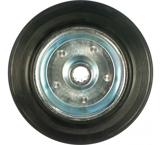 Купить Зубр колесо d=200 мм, г/п 185 кг, резина/металл, игольчатый подшипник, 30936-200