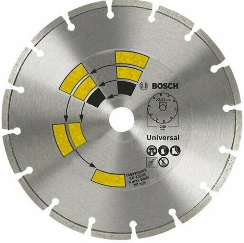 Купить Bosch алмазный диск универсальный 125 мм Diy 2609256401