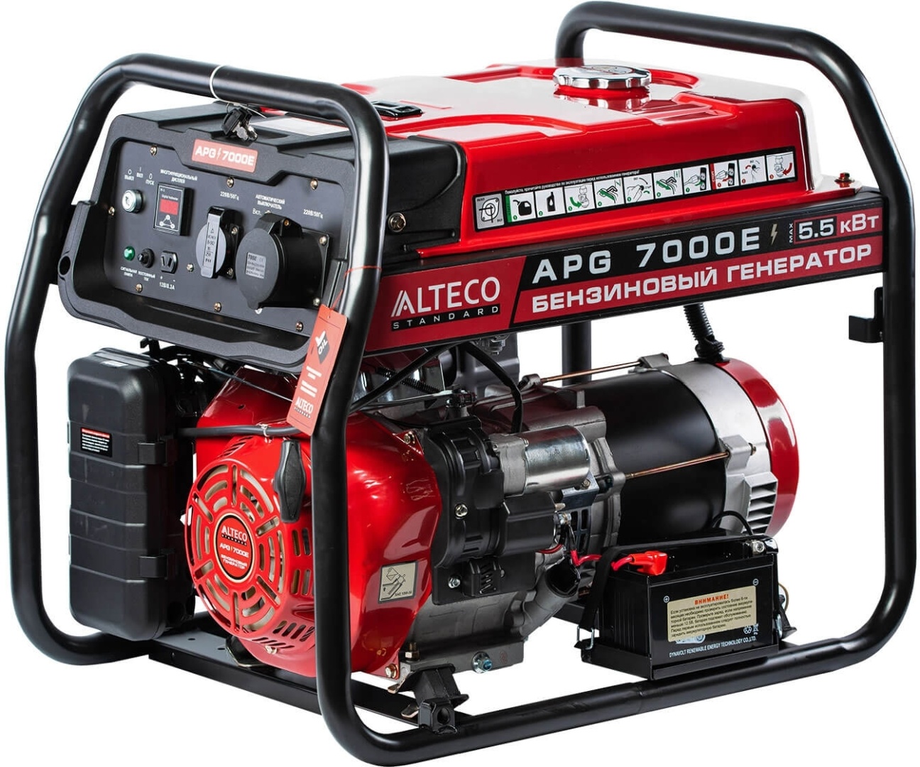 Купить Бензиновый генератор Apg 7000e N Alteco standart