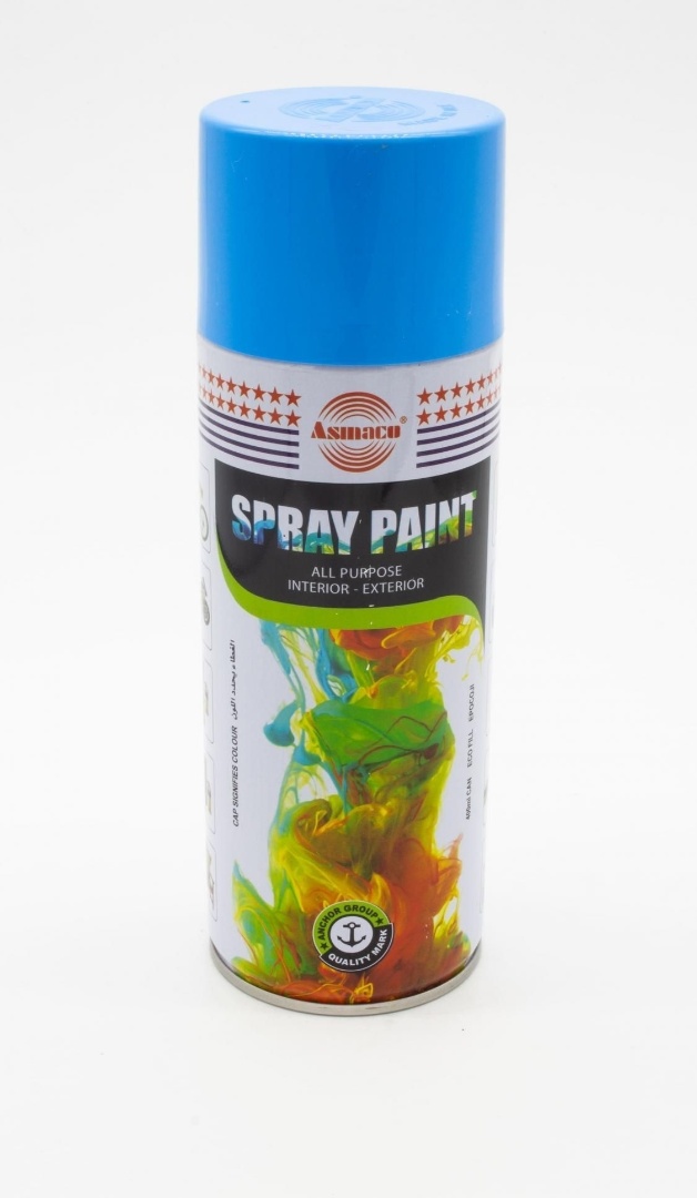 Купить Asmaco spray paint premium grade light blue 280gms