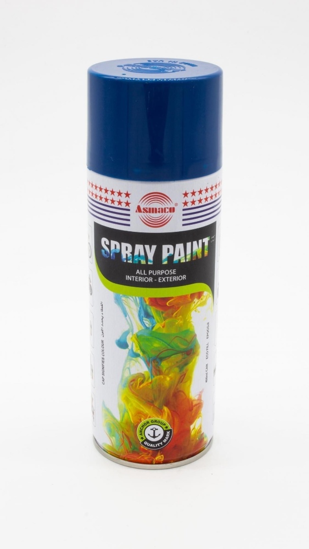 Купить Asmaco spray paint premium grade dark blue 280gms
