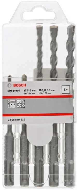 Купить Bosch набор Sds plus-1 5/6 x 110мм; 6/8/10 x 160мм 5шт 2608579119