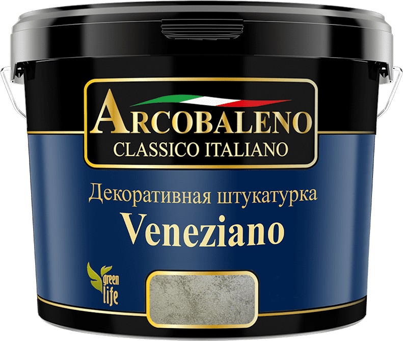Купить Декоративная штукатурка Arcobaleno veneziano, полированный мрамор 15 кг