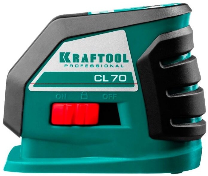 Купить Kraftool cl-70 #2 нивелир лазерный, 20м/70м, ip54, точн. +/-0.2 мм/м, держатель, питание 4хаа, в коробке