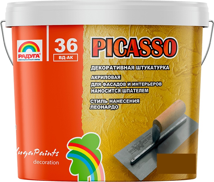 Купить Декоративная штукатурка picasso р-36 для интерьеров 3 кг