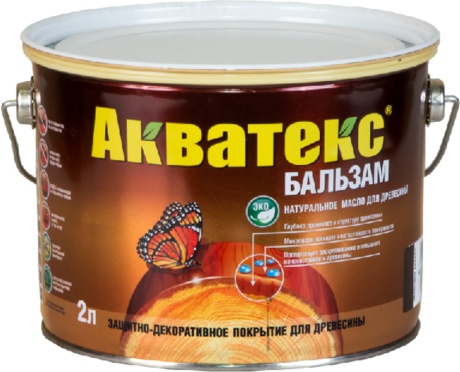 Купить Акватекс - бальзам натуральное масло для древесины 2 л лиственница