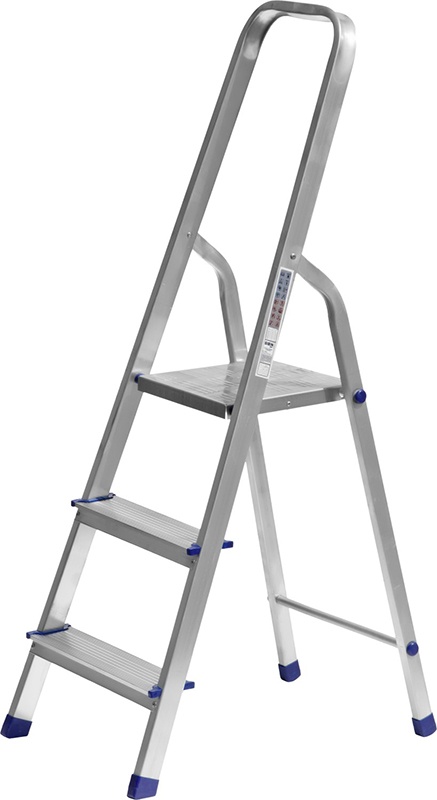 Купить Сибин лестница-стремянка алюминиевая, 3 ступени, 60 см 38801-3