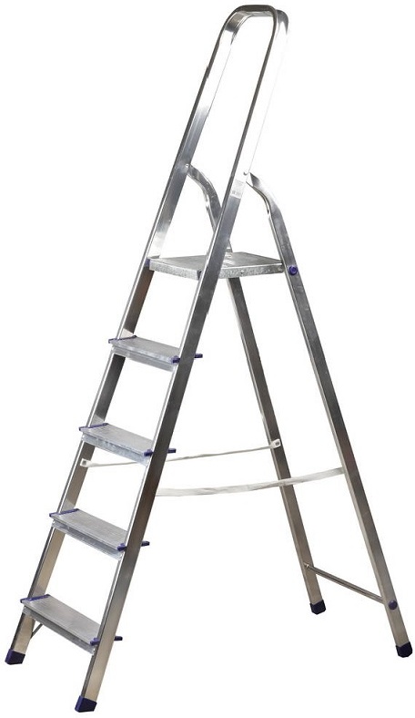 Купить Сибин лестница-стремянка алюминиевая, 5 ступеней, 103 см 38801-5