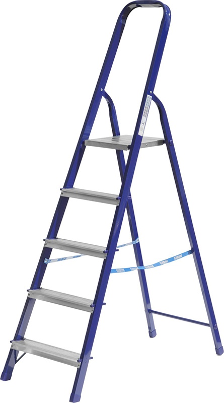 Купить Сибин лестница-стремянка стальная, 5 ступеней, 103 см 38803-05