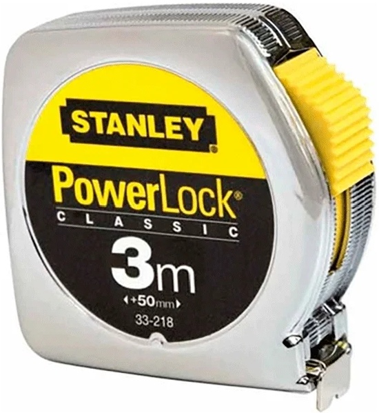Купить Stanley, 0-33-218, рулетка измерительная “powerlock” в металлическом корпусе 3м х 12.7мм