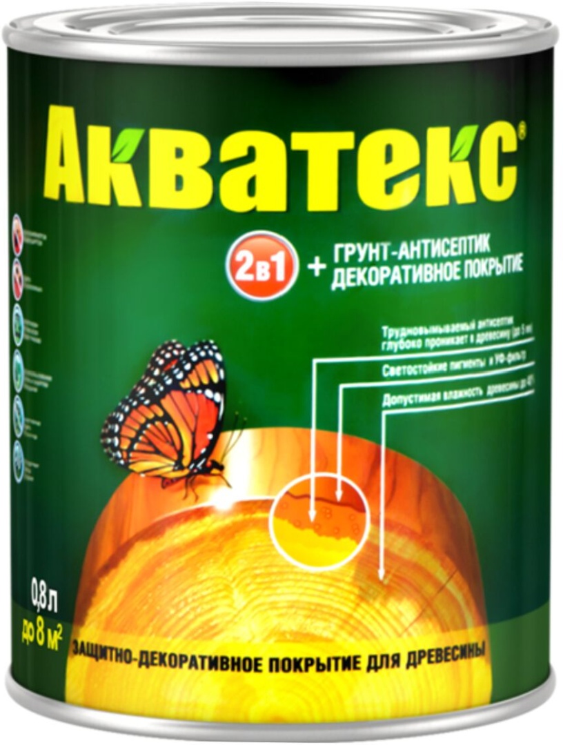 Купить Акватекс - текстурное покрытие 0.8л - тик