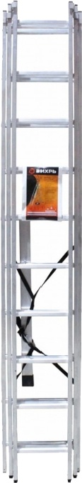 Купить Лестница алюминиевая трёхсекционная ла 3x10 вихрь
