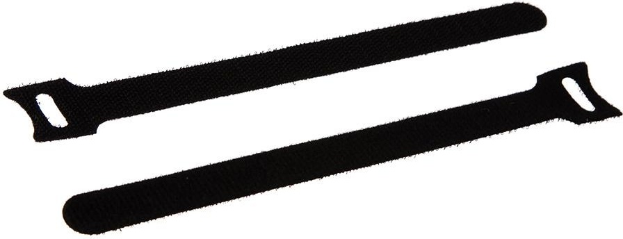 Купить Зубр кабельные стяжки-липучки черные велькро, 16x210 мм, 10 шт, нейлоновые, 30932-10