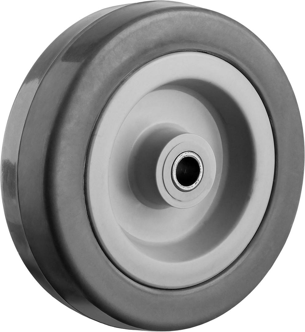 Купить Зубр колесо d=100 мм, г/п 65 кг, резина/полипропилен, 30956-100