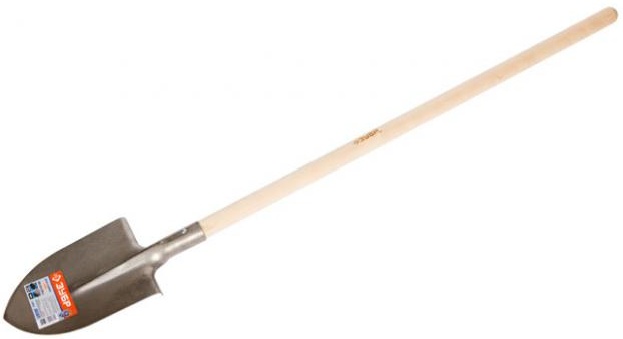 Купить Зубр лопата эксперт титан штыковая с черенком, 220x300x1440мм 4-39416