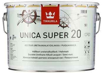 Купить Tikkurila Unica super, 9 л. прозрачный полуматовый — 1