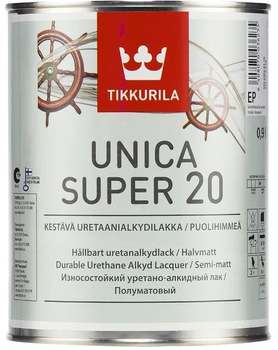 Купить Tikkurila Unica super, 0.9 л. прозрачный полуматовый — 1