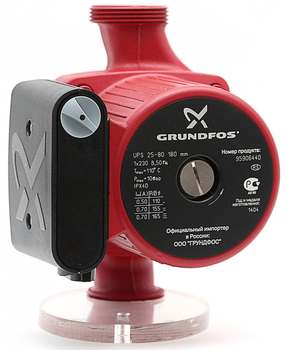 Купить Насос циркуляционный для систем отопления Grundfos UPS 25-80 8 м/8 м3 — 2