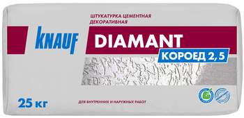 Купить Knauf Диамант, 25 кг короед, 2.5 мм — 1