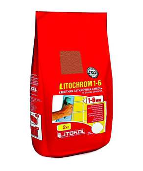 Купить Litokol Litochrom 1-6 C.90, 2 кг красно-коричневая — 1