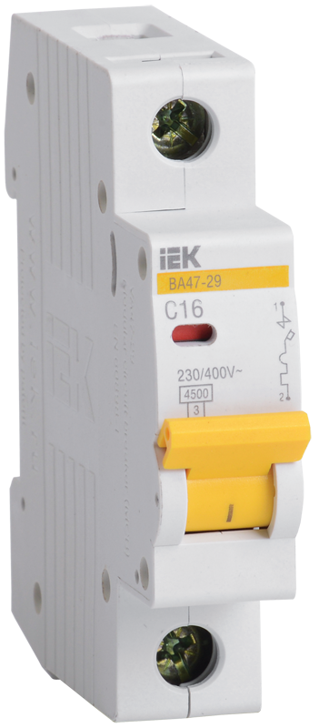 

1P IEK ВА47-29, 63А, C, Выключатель автоматический