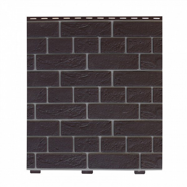 

Панель фасадная Доломит Кирпич Славянка коричневый, 1850х210 мм