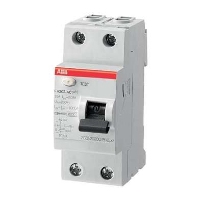 

УЗО 2х-полюсное ABB F202 AC-25/0.03 25А