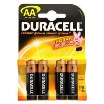 

Батарейка алкалиновая Duracell Basic AA LR6 Bl-4, 4 шт