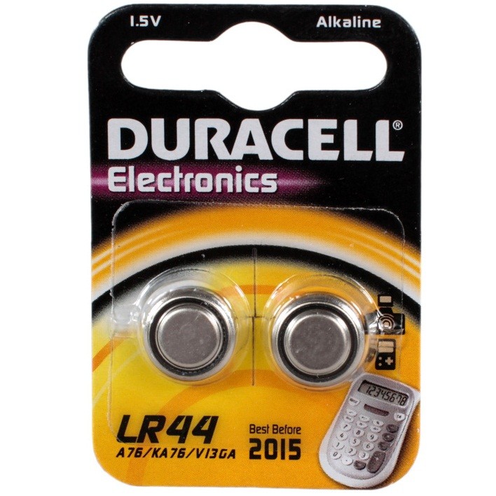 Купить Батарейка алкалиновая Duracell Basic V13GA LR44 Bl-2, 2 шт