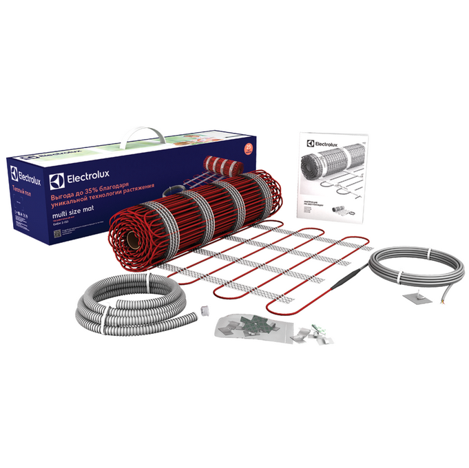

Мат нагревательный Electrolux Multi Size Mat EMSM 2-150-9 1350 Вт 9 м2