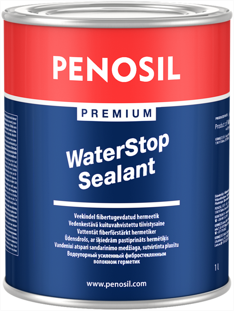 Купить Герметик бутилацетатный Penosil Waterstop серый 1000 мл