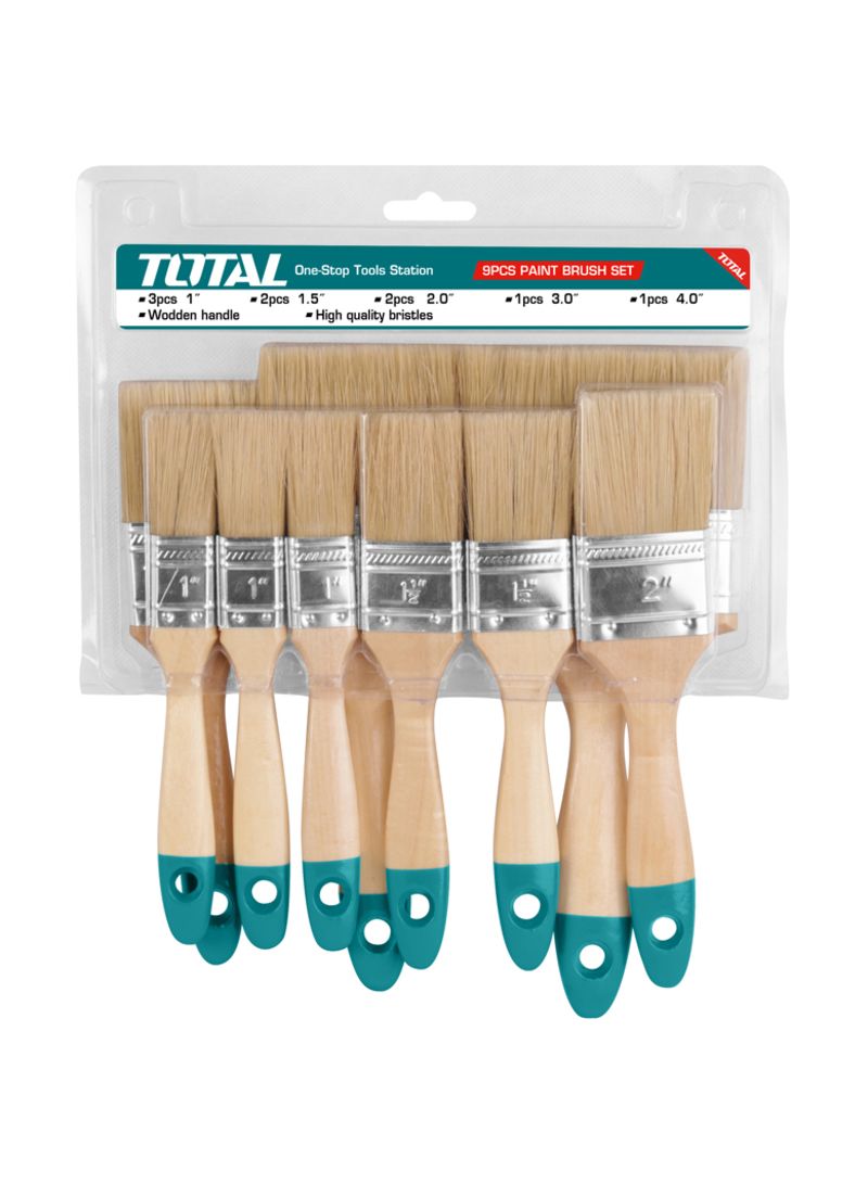 

Набор кистей TOTAL 9 шт