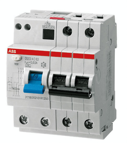 

2P ABB DS202 AC-C16/0.03, номинальный ток 16А, Автомат дифференциальный