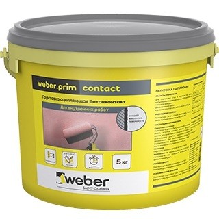 Weber.Prim Contact, 5 кг, Грунтовка для бетона