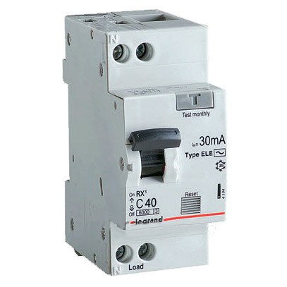 

1P+N Legrand RX3 AC-C10/0.03, номинальный ток 10А, Автомат дифференциальный