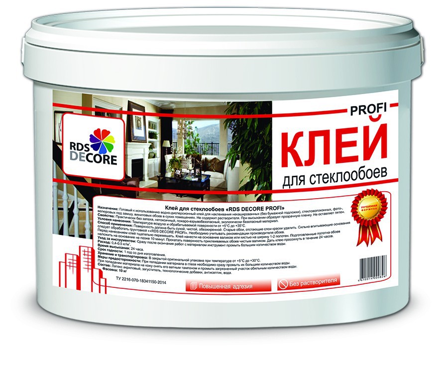 

Norme Color Profi, 10 кг, Клей для стеклообоев