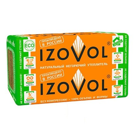 

Теплоизоляция Izovol Ст-75 1000х600х80 мм 6 плит