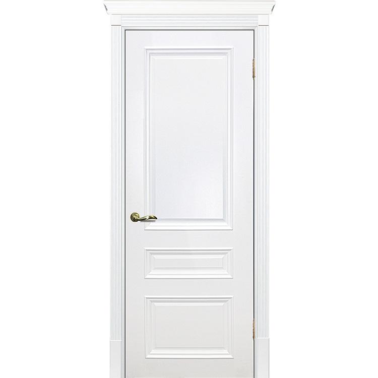 Купить Дверь межкомнатная Текона Смальта 06 белое RAL 9003 глухое 1900х600 мм